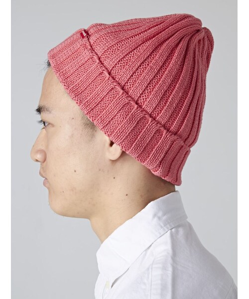 BEAVER（ビーバー）の「PEACENIK(ピースニック) COTTON RIB WATCH CAP (182)（ファッション雑貨・メンズ・YELLOW/PINK/GREEN/BLUE・F）」の14枚目の写真