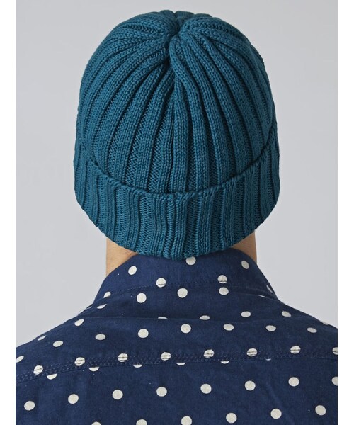 BEAVER（ビーバー）の「PEACENIK(ピースニック) COTTON RIB WATCH CAP (182)（ファッション雑貨・メンズ・YELLOW/PINK/GREEN/BLUE・F）」の7枚目の写真