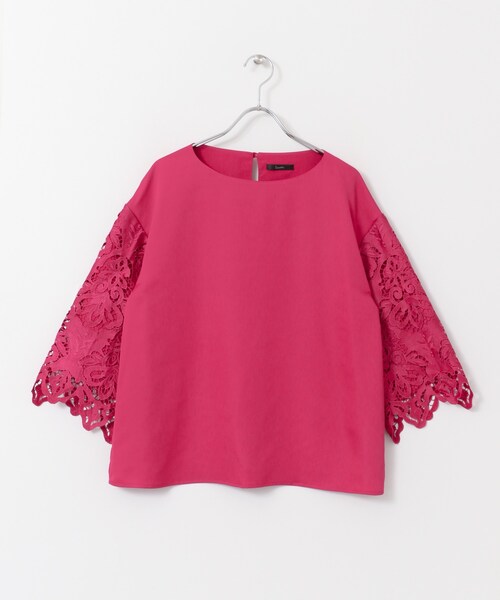 URBAN RESEARCH ROSSO - ROSSO レーススリーブブラウス URBAN RESEARCH ROSSO WOMEN（アーバンリサーチ ロッソ）の
