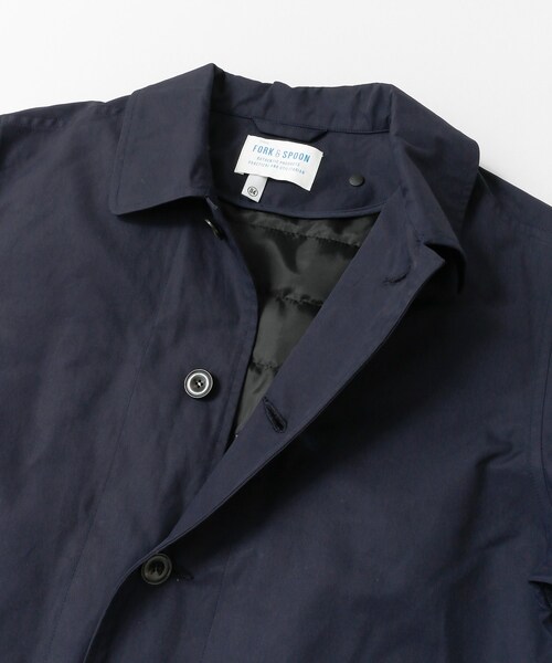 FORK&SPOON（フォークアンドスプーン）の「FORK&SPOON 2WAYステンカラーコート（ジャケット/アウター・メンズ・BEIGE/NAVY・4/5）」の12枚目の写真