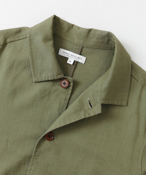 URBAN RESEARCH（アーバンリサーチ）の「高機能リネンステンカラーコート（ジャケット/アウター・メンズ・khaki/l/navy/black/beige・M/L）」の17枚目の写真