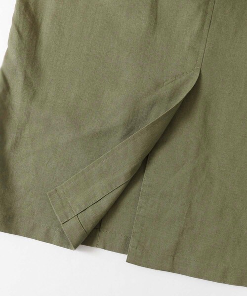 URBAN RESEARCH（アーバンリサーチ）の「高機能リネンステンカラーコート（ジャケット/アウター・メンズ・khaki/l/navy/black/beige・M/L）」の21枚目の写真