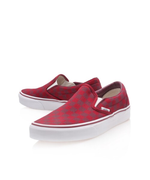 VANS（バンズ）の「CLASSIC CHECKERBOARD（シューズ・メンズ・RED・40/41/42/43/44/45）」の2枚目の写真