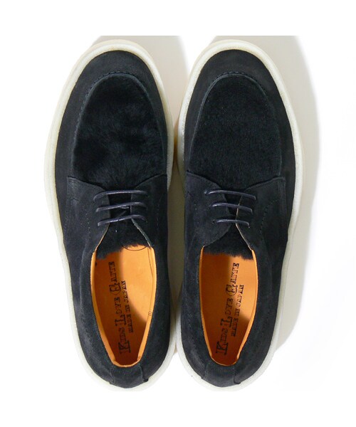 KIDS LOVE GAITE（キッズラブゲイト）の「RUBBER SOLE SHOE (BK)（シューズ・メンズ・BLACK/BEIGE・UK7.5/UK8/UK9）」の4枚目の写真