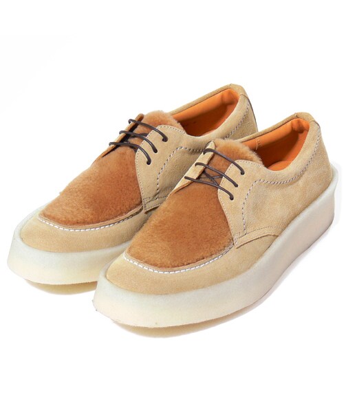 KIDS LOVE GAITE（キッズラブゲイト）の「RUBBER SOLE SHOE (BK)（シューズ・メンズ・BLACK/BEIGE・UK7.5/UK8/UK9）」の2枚目の写真