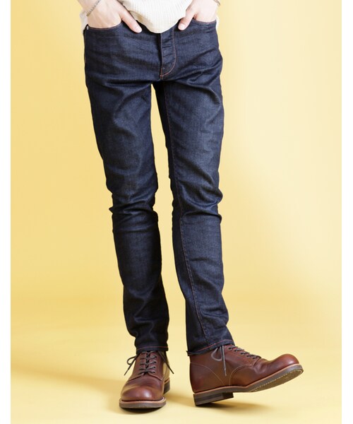 MR.OLIVE（ミスターオリーブ）の「MR.OLIVE SUPER STRETCH DENIM / ONE WASH SKINNY FIVE POCKET PANTS（パンツ・メンズ・インディゴ・S/M/L）」の2枚目の写真