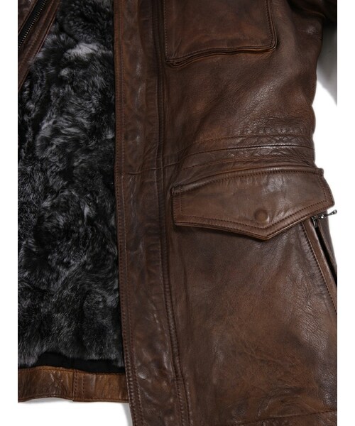 SHELLAC（シェラック）の「ラムレザー フルベジタブル クラスト M-65