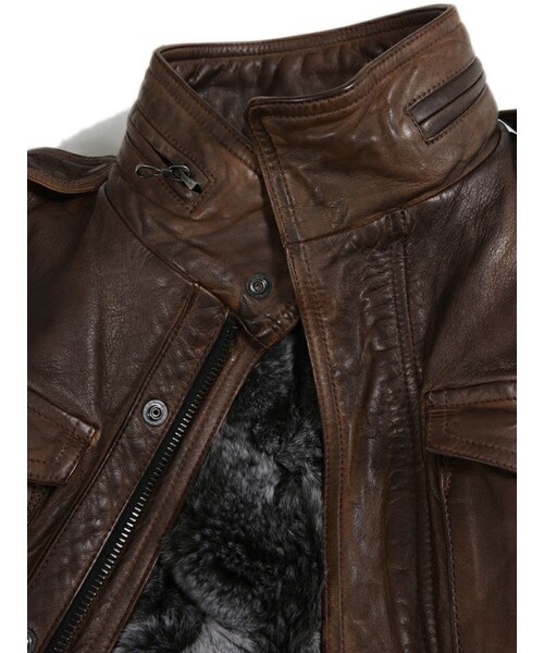 SHELLAC（シェラック）の「ラムレザー フルベジタブル クラスト M-65