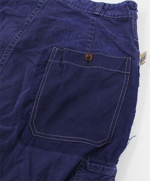 RNA-N（アールエヌエーエヌ）の「SP OLD加工フレンチワークパンツ（パンツ・レディース・スペシャル加工/ロイヤルブルー・M）」の8枚目の写真