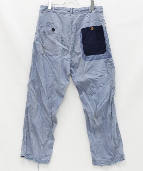 RNA-N（アールエヌエーエヌ）の「SP OLD加工フレンチワークパンツ（パンツ・レディース・スペシャル加工/ロイヤルブルー・M）」の5枚目の写真