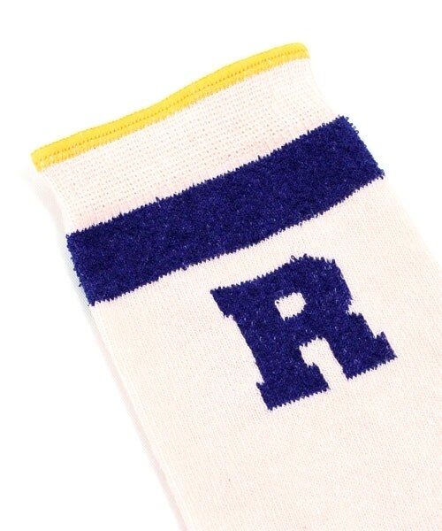 RNA SWEAT（アールエヌエースウェット）の「84ナンバーソックス（その他・レディース・クリームベース/ピンクベース・F）」の5枚目の写真