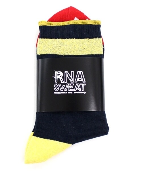 RNA SWEAT（アールエヌエースウェット）の「84ナンバーソックス（その他・レディース・クリームベース/ピンクベース・F）」の3枚目の写真