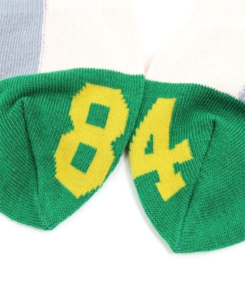 RNA SWEAT（アールエヌエースウェット）の「84ナンバーソックス（その他・レディース・クリームベース/ピンクベース・F）」の6枚目の写真