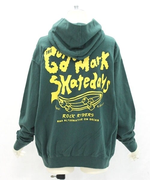 RNA SWEAT（アールエヌエースウェット）の「スクリームpt BIGパーカー（トップス・レディース・ホワイト/ブラック/ネイビー/ピーコックグリーン・M）」の14枚目の写真