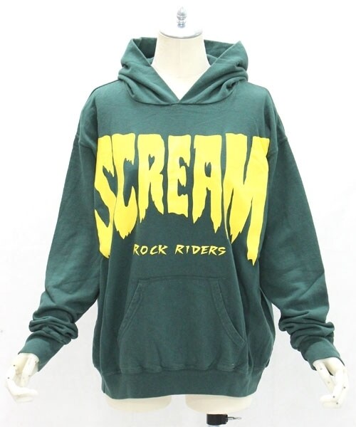 RNA SWEAT（アールエヌエースウェット）の「スクリームpt BIGパーカー（トップス・レディース・ホワイト/ブラック/ネイビー/ピーコックグリーン・M）」の4枚目の写真