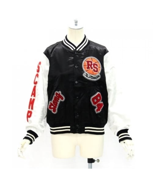 RNA（アールエヌエー）の「SLANGSスタジャン（ジャケット/アウター・レディース・モスグリーン/レッド・M）」の5枚目の写真