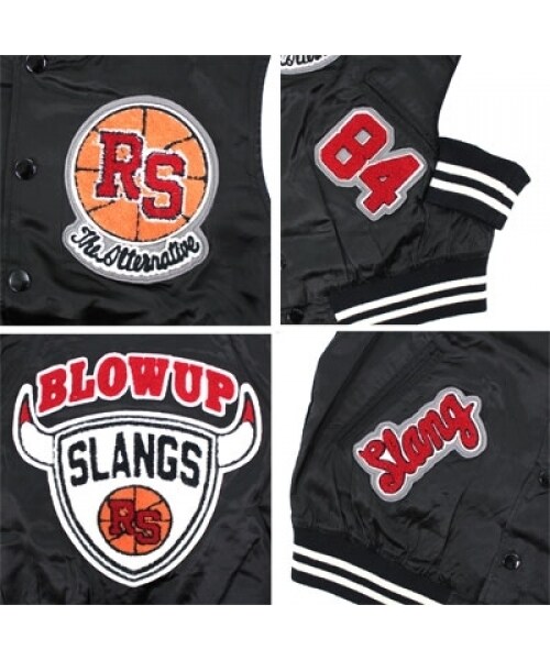 RNA（アールエヌエー）の「SLANGSスタジャン（ジャケット/アウター・レディース・モスグリーン/レッド・M）」の7枚目の写真