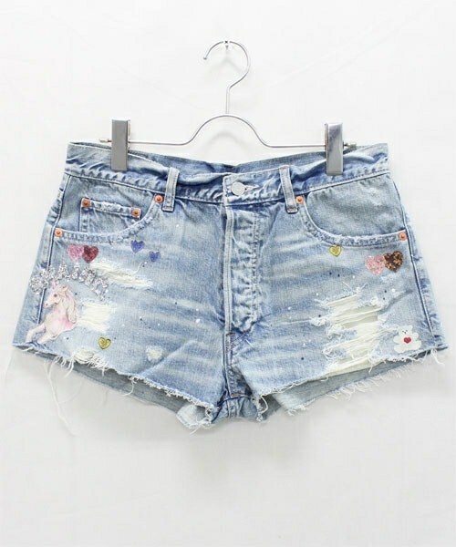 Rna アールエヌエー の ステッカーリメイクショーパン パンツ Wear