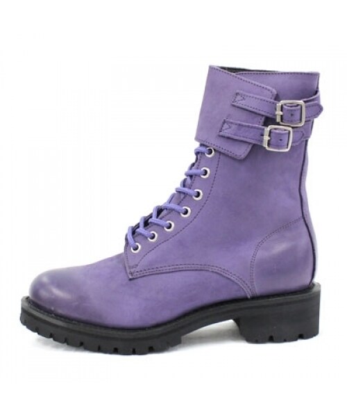 RNA（アールエヌエー）の「ごつベルトブーツ（シューズ・レディース・ブラック/キャメル/ベビーブルー/パープル・S/M）」の7枚目の写真