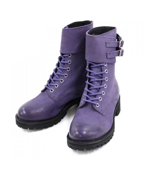 RNA（アールエヌエー）の「ごつベルトブーツ（シューズ・レディース・ブラック/キャメル/ベビーブルー/パープル・S/M）」の2枚目の写真