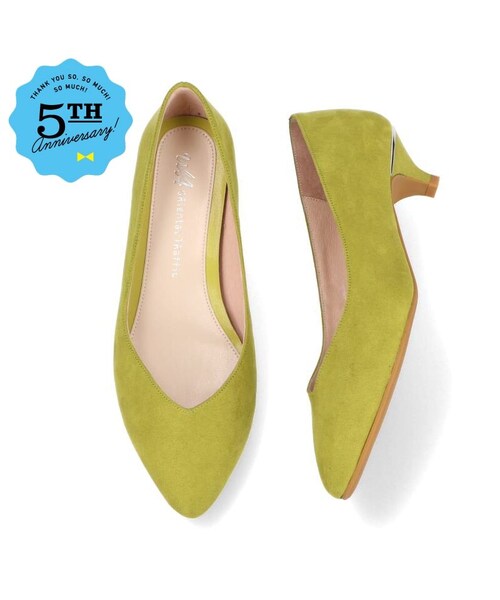 ORiental TRaffic（オリエンタルトラフィック）の「Ｖカットパンプス（その他・レディース・ブラック/ゴールド/グリーン/グレー/レッド・33/34/35/36/37/38/39/40/41/42/43）」の3枚目の写真