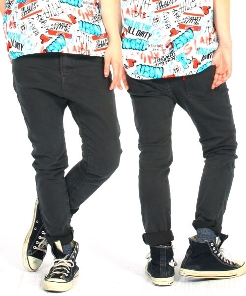 RNA（アールエヌエー）の「カラーロークロッチスキニー（パンツ・レディース・スミクロ/グリーン/パープル/ネイビー/シグナルレッド・S/M）」の3枚目の写真