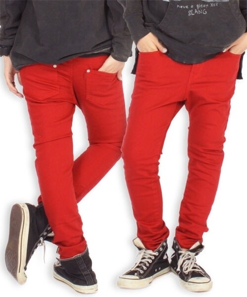 RNA（アールエヌエー）の「カラーロークロッチスキニー（パンツ・レディース・スミクロ/グリーン/パープル/ネイビー/シグナルレッド・S/M）」の2枚目の写真