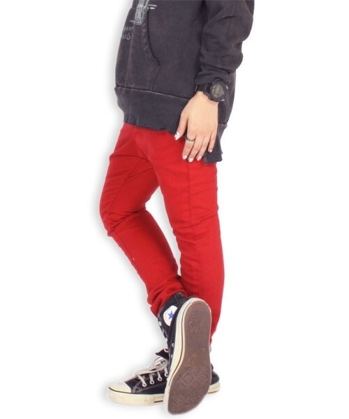 RNA（アールエヌエー）の「カラーロークロッチスキニー（パンツ・レディース・スミクロ/グリーン/パープル/ネイビー/シグナルレッド・S/M）」の5枚目の写真