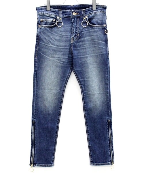 RNA（アールエヌエー）の「リングデザインスキニー（パンツ・レディース・ヴィンテージブルー・S/M）」の3枚目の写真