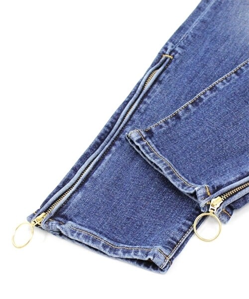 RNA（アールエヌエー）の「リングデザインスキニー（パンツ・レディース・ヴィンテージブルー・S/M）」の8枚目の写真