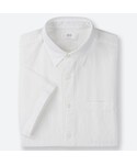 ユニクロ | リネンコットンシャツ（半袖）(襯衫)