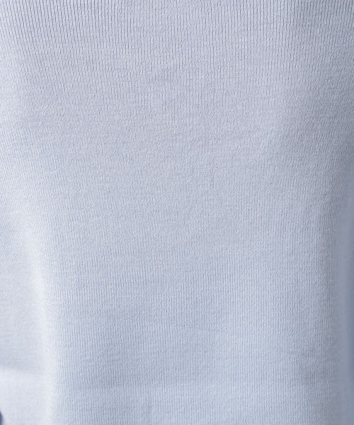 Andemiu（アンデミュウ）の「フロントアクセツキニット7分袖（トップス・オフホワイト/ピンク/ブルー/ネイビー）」の14枚目の写真