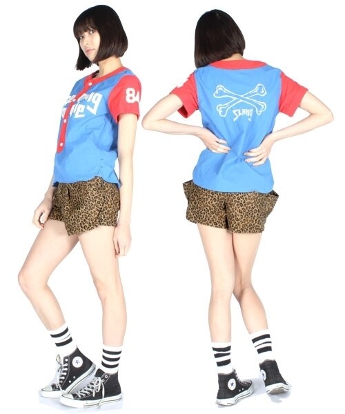 RNA（アールエヌエー）の「＜予約＞プリントタックショーパン（パンツ・レディース・フッドランドカモフラ/タイガーカモフラ/ヒョウ柄(キャメル)・M）」の4枚目の写真