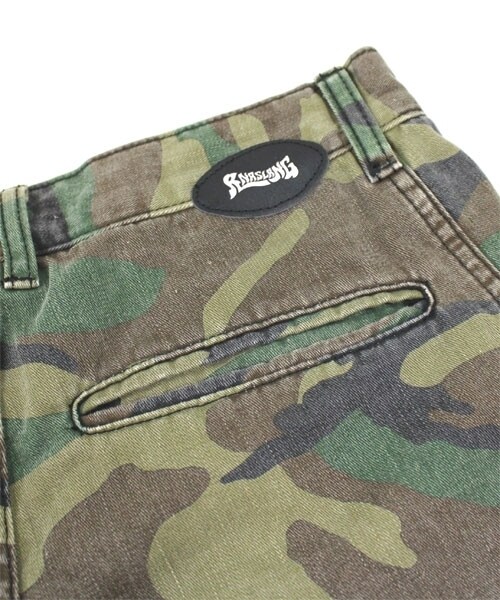 RNA（アールエヌエー）の「＜予約＞プリントタックショーパン（パンツ・レディース・フッドランドカモフラ/タイガーカモフラ/ヒョウ柄(キャメル)・M）」の12枚目の写真