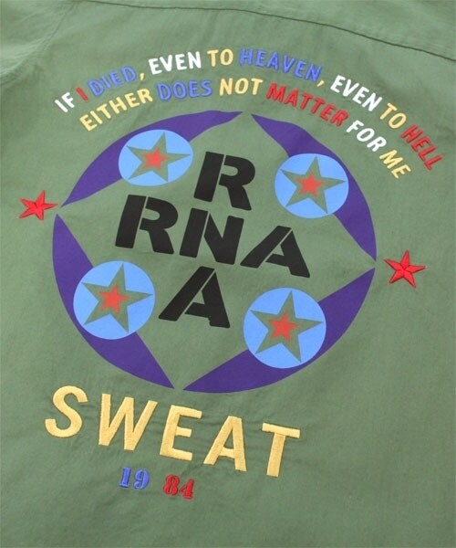 RNA SWEAT(アールエヌエースウェット)の「<予約>エアプレーン柄シャツ(トップス・レディース・ブラック/オリーブ/ベージュ・M)」の10枚目の写真