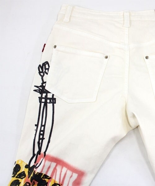 RNA（アールエヌエー）の「＜予約＞スプレーptルーズスキニー（パンツ・レディース・アイボリーSP加工・S/M）」の9枚目の写真