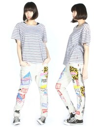 RNA | ＜予約＞スプレーptルーズスキニー(パンツ)