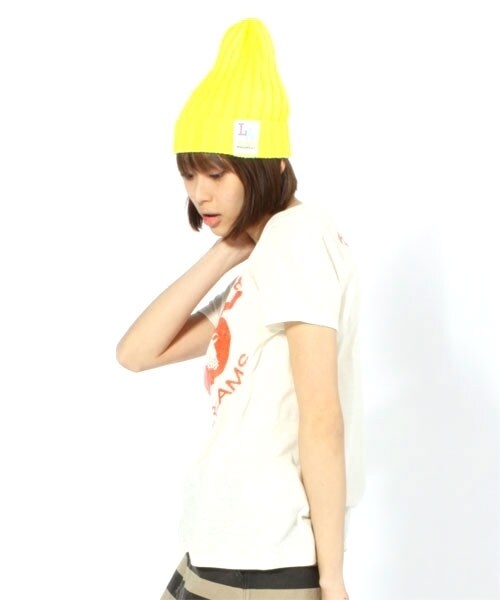 RNA SWEAT（アールエヌエースウェット）の「L.Aワッチ（帽子・レディース・ホワイト/ブラック/イエロー/ピンク・F）」の5枚目の写真