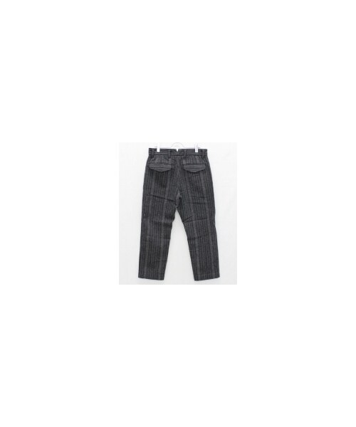 RNA-N（アールエヌエーエヌ）の「ストライプヘリンボンスラックス（パンツ・レディース・ブラック/エンジ・S/M）」の5枚目の写真