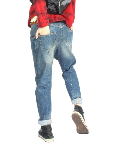 RNA（アールエヌエー）の「ベーシックペグ（パンツ・レディース・ヴィンテージブルー(淡)・SS/S）」の9枚目の写真