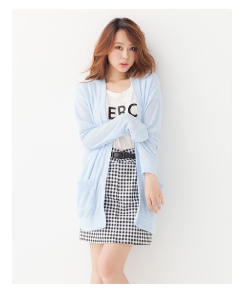 INGNI(イング)の「畦/トッパー(ジャケット/アウター・レディース・オフホワイト/クロ/イエロー/アイスブルー/コン/ベージュ・M)」の12枚目の写真