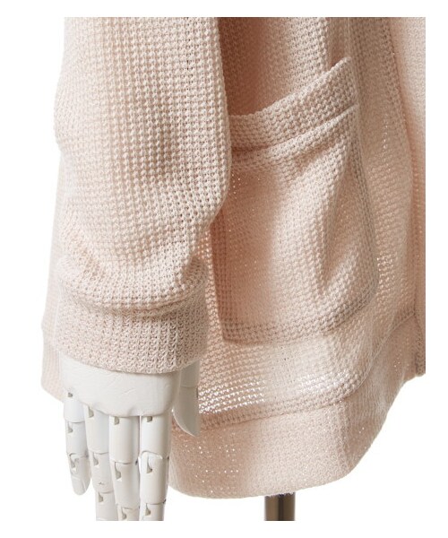 INGNI(イング)の「畦/トッパー(ジャケット/アウター・レディース・オフホワイト/クロ/イエロー/アイスブルー/コン/ベージュ・M)」の4枚目の写真