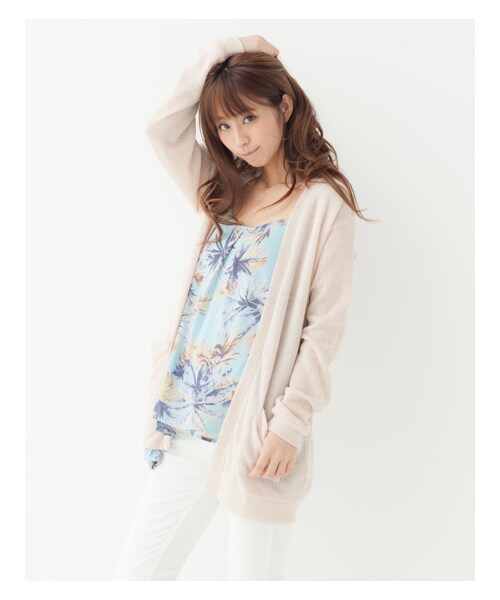 INGNI(イング)の「畦/トッパー(ジャケット/アウター・レディース・オフホワイト/クロ/イエロー/アイスブルー/コン/ベージュ・M)」の14枚目の写真