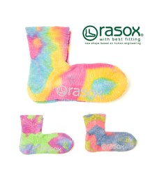 rasox | rasox ラソックス メンズ タイダイ・ミッド ソックス CA090LC10(アンダーウェア)