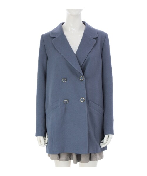 MAJESTIC LEGON(マジェスティックレゴン)の「【雑誌掲載】【入荷】♪チェスターコート(ジャケット/アウター・レディース・ベージュ/アイボリー/ネイビー/ブルー・Free)」の20枚目の写真