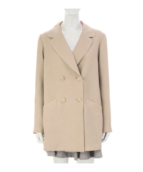 MAJESTIC LEGON(マジェスティックレゴン)の「【雑誌掲載】【入荷】♪チェスターコート(ジャケット/アウター・レディース・ベージュ/アイボリー/ネイビー/ブルー・Free)」の18枚目の写真