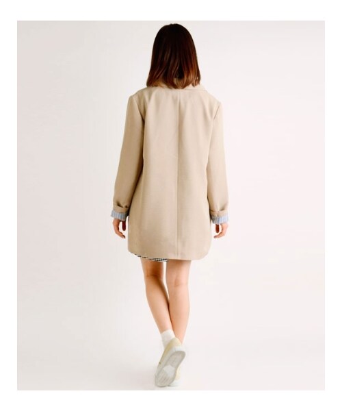 MAJESTIC LEGON(マジェスティックレゴン)の「【雑誌掲載】【入荷】♪チェスターコート(ジャケット/アウター・レディース・ベージュ/アイボリー/ネイビー/ブルー・Free)」の15枚目の写真