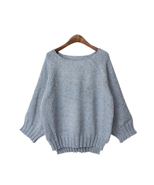 bodurine(ボドゥリネ)の「ぼかしニット*全4色*(ニット/セーター・レディース・핑크/화이트/블루/그외・one size)」の3枚目の写真