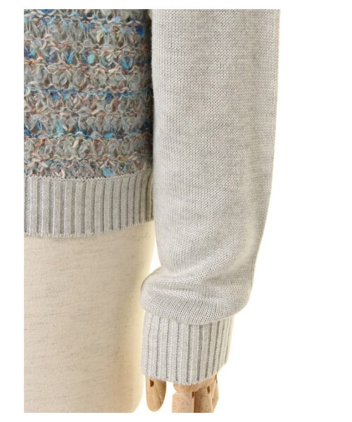 ricori(リコリ)の「Fanshi ‐ Border knit pullover(トップス・レディース・PINK/BLUE・FREE)」の9枚目の写真