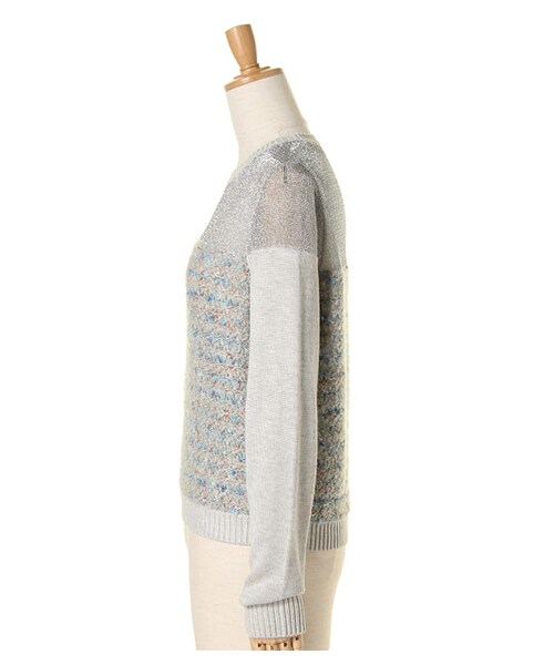ricori(リコリ)の「Fanshi ‐ Border knit pullover(トップス・レディース・PINK/BLUE・FREE)」の6枚目の写真